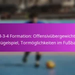 3-1-4-2 Formation: Mittelfeldkontrolle, Angriffsoptionen, Taktische Flexibilität im Fußball