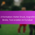 4-2-3-1 Formation: Mittelfeldkontrolle, Flügelspiel, Tormöglichkeiten im Offensivfußball
