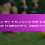 Kombinationsspiel: Eins-zwei-Pässe, Bewegungsmuster, Tore erzielen
