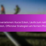 Bewegung ohne Ball: Positionierung, Raum schaffen, Torchancen erzielen